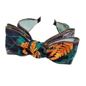 Colorful Flower Bow Headband
